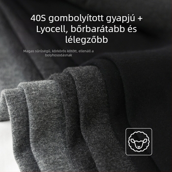 Gyapjú keverék harisnya fleece béléssel, vastag, meleg őszi-téli időszakra, lábfejes, karcsúsító hatás
