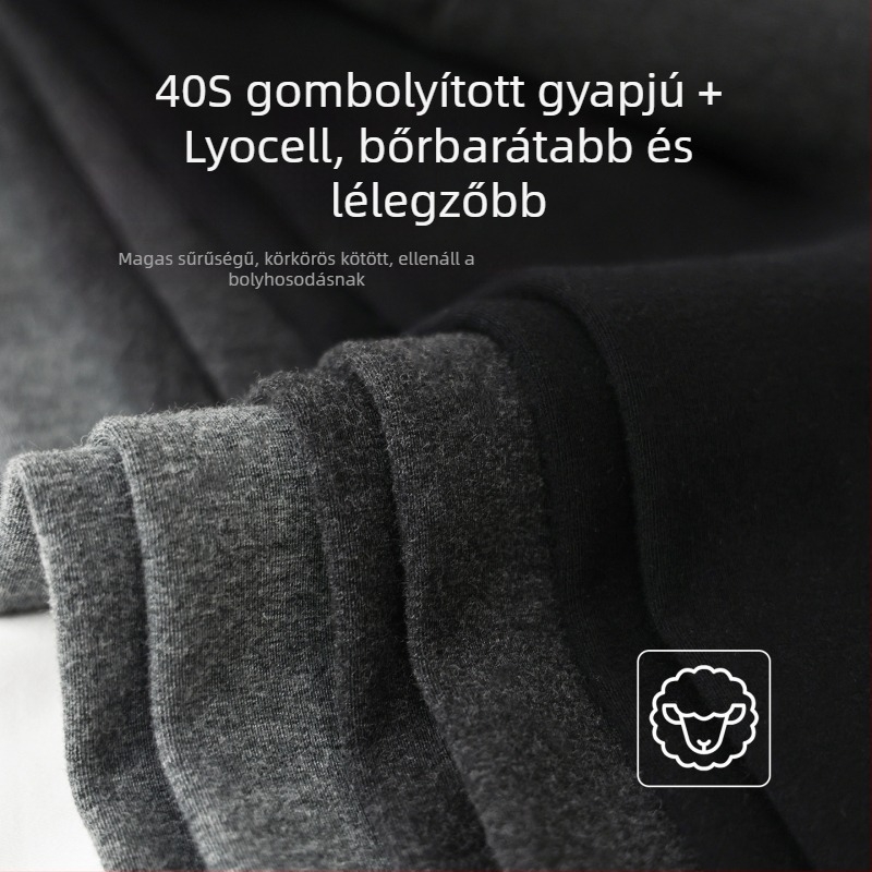 Gyapjú keverék harisnya fleece béléssel, vastag, meleg őszi-téli időszakra, lábfejes, karcsúsító hatás