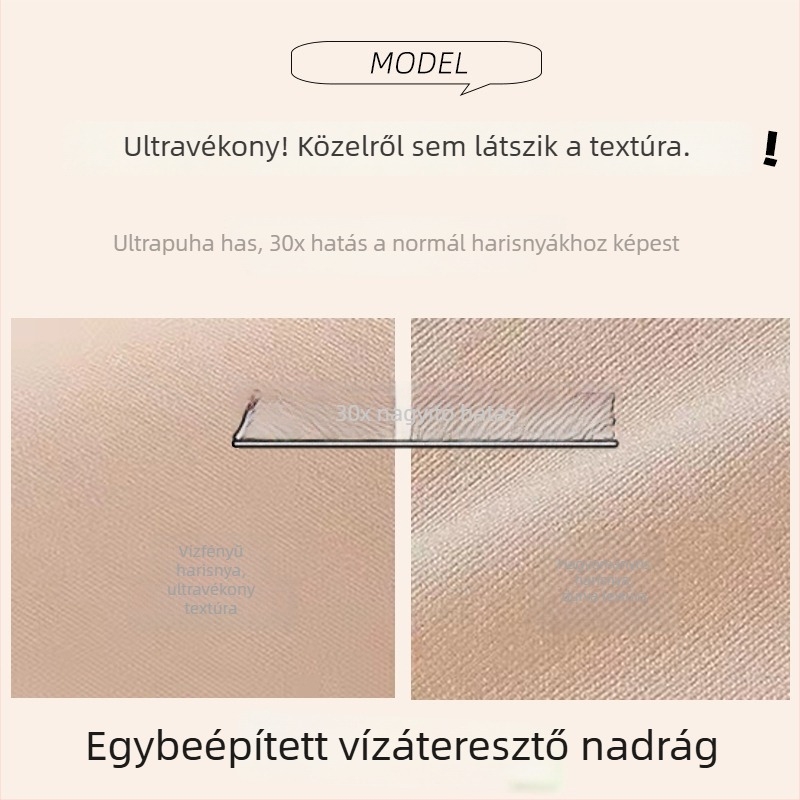 Plusz méretű áttetsző harisnyanadrág nude árnyalatban, egyrétegű, formázó hatással, ősz-tél