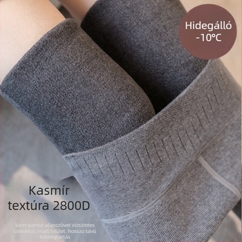 All-in-One leggings műkasmír bélés, ultra vastag, pamut-poliészter keverék, egy darab