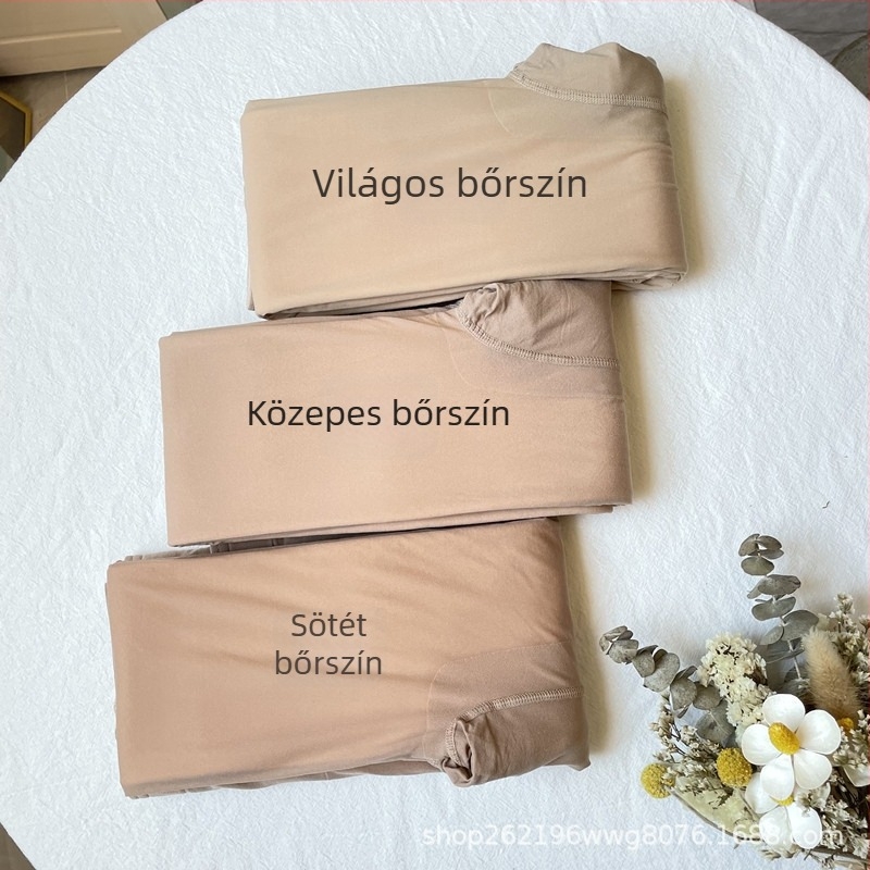 Aohan testszínű, dupla rétegű harisnyanadrág fleece-béléssel, ősz-télre, természetes érzetű nőknek