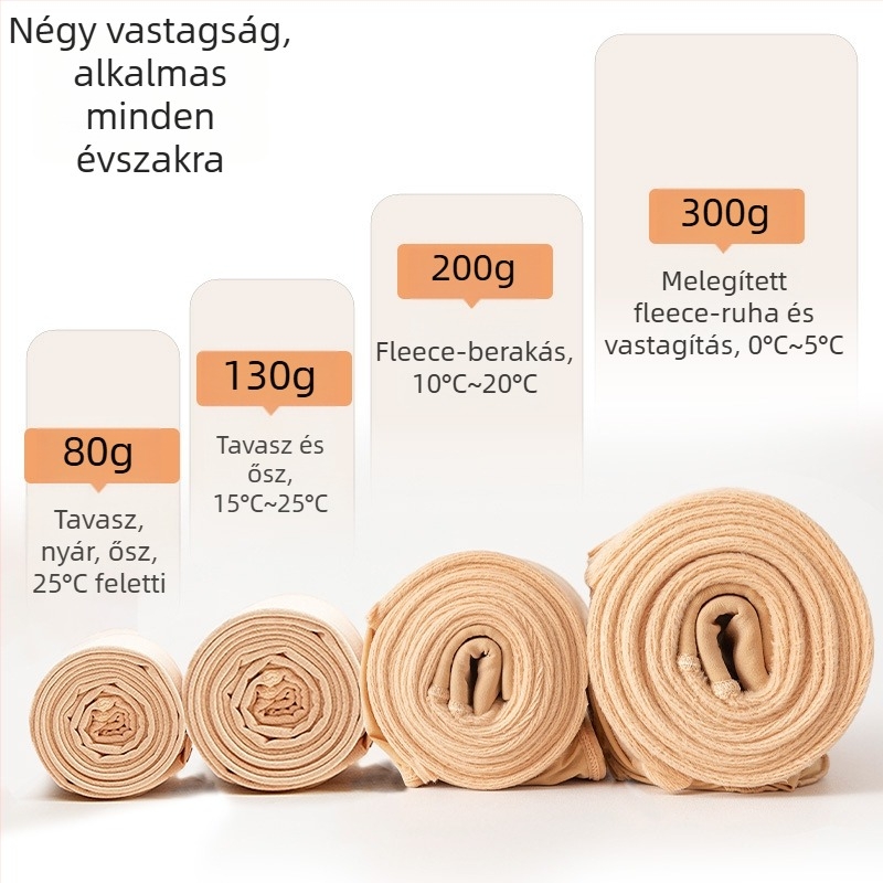 Fleece-beleés Nylon harisnya, anti-snag, közepes vastagság, háromszög keresztcsont, lábakkal