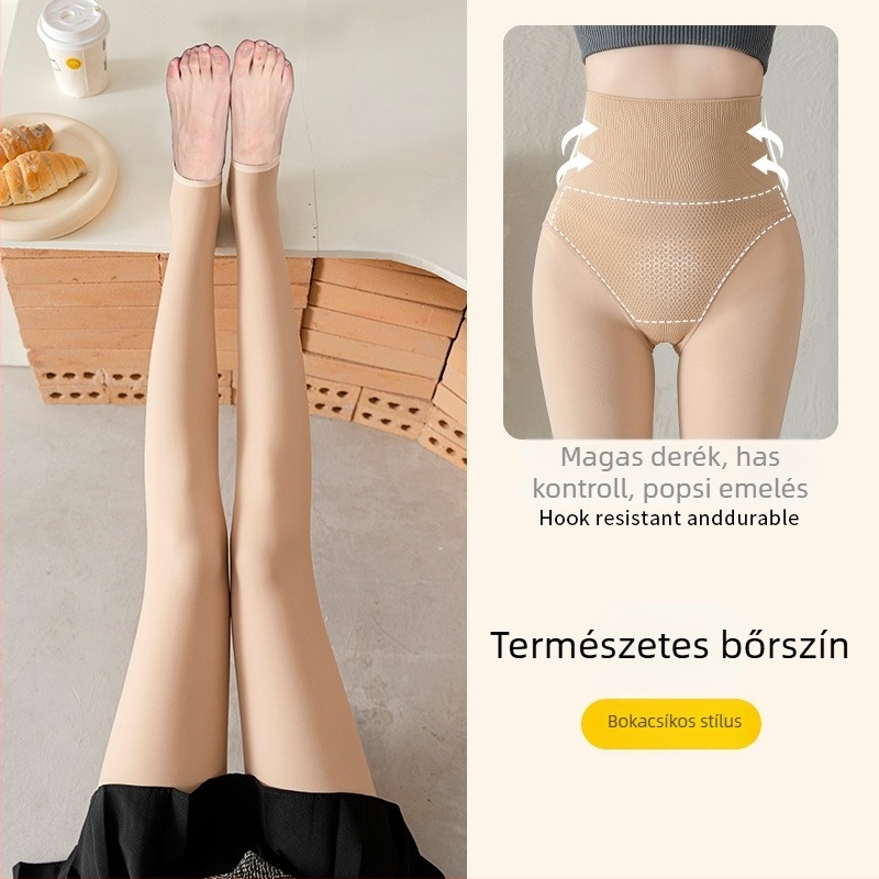 Fleece-beleés Nylon harisnya, anti-snag, közepes vastagság, háromszög keresztcsont, lábakkal