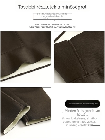 Női fekete jóga leggings, őszi-téli 2025, vastag belső fleece-sel, vizuálisan karcsúsítja a vonalakat