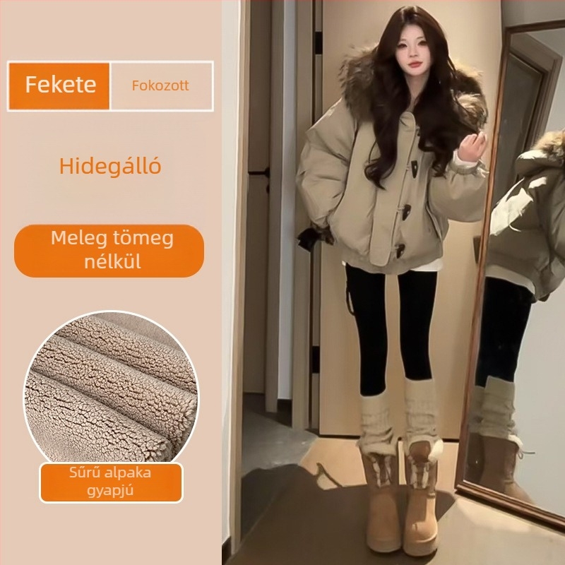 Női fekete jóga leggings, őszi-téli 2025, vastag belső fleece-sel, vizuálisan karcsúsítja a vonalakat