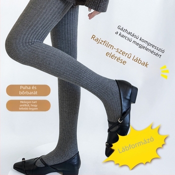 Gyapjú harisnyanadrág ősz-télre, közepes vastagságú, 50–70% nylon keverék, lélegző, meleg, karcsúsítja a lábakat
