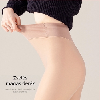 Női harisnya nude érzetben ősz-télre, fényes, bőr színű természetes árnyalatban