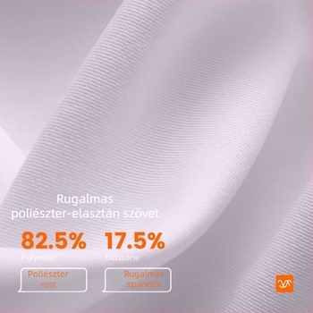 Jóga dzseki, európai–amerikai stílus, magas gallér, lélegző (hosszú ujjú, 82,5% poliészter)