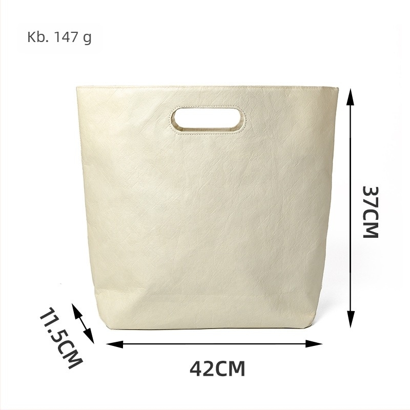 DuPont papír ajándéktáska mágneses zárással, belső cipzáras rekesz, testreszabható logó, vintage stílus