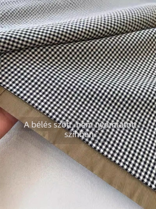 Női pamut kabát, egyszínű minta, középhosszú szabás, egyenes vonal, hosszú ujjak, polo gallér, 95% pamut, városi stílus, ősz 2024