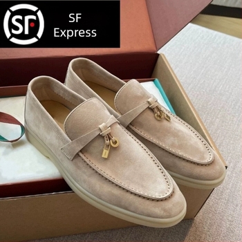 Női marhabőr loaferek, slip-on, alacsony felső rész, alacsony sarkú 1–3 cm, bőr belső