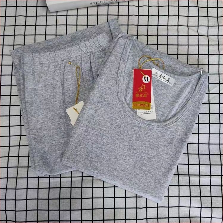 Női Lycra-pamut termikus alsónemű készlet kerek nyakú, hosszú ujjú – meleg, Spandex 80-90%