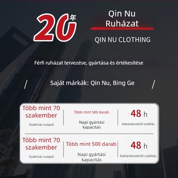 Férfi hosszú ujjú ing, Tencel-pamut keverékből, csíkos mintázat, gallér lapos, laza szabás