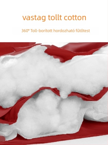 Téli pamuttal bélelt női kabát idős nőknek, kapucnival, vastag hőszigetelés, poliészter külső (95%+), töltet: down-pamut.