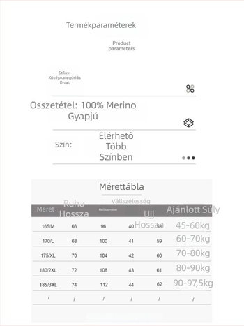Férfi gyapjú pulóver, 100% gyapjú, reveres gallér, testhez álló szabás, vastag kötött