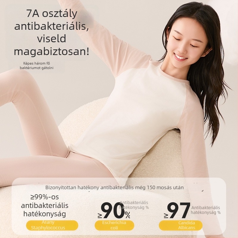 Lányok őszi termális felső – 95% pamut, egyrétegű, 181–200 g/m², 7–18 éveseknek