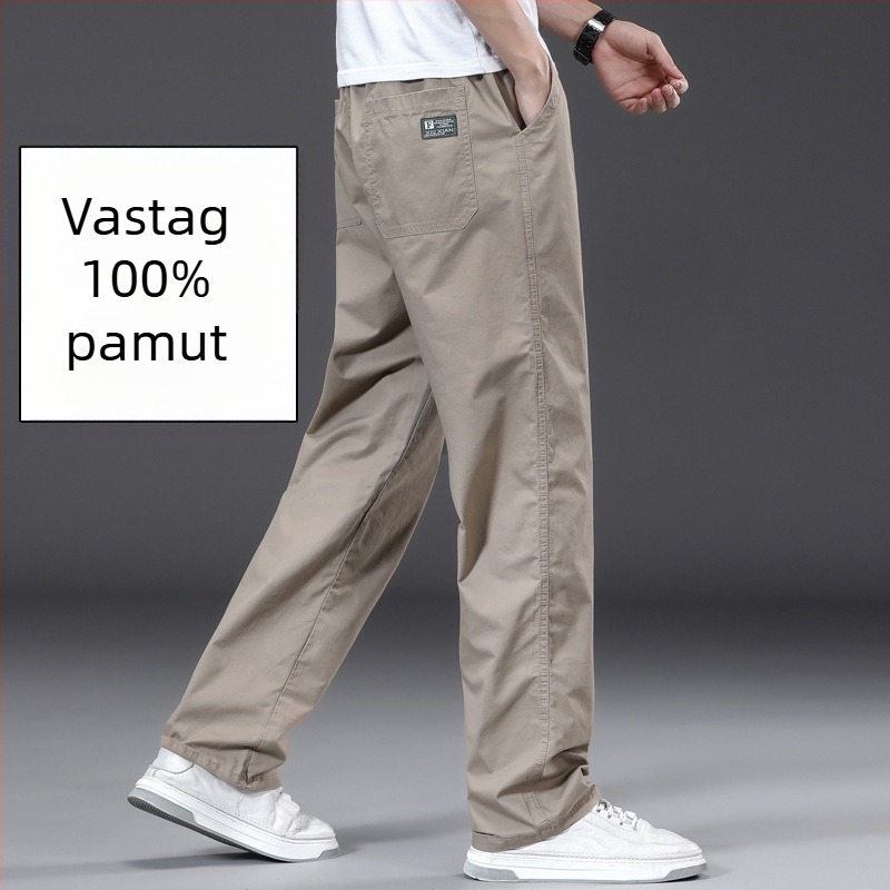 Téli fleece nadrágok, 2025-ös új modell, casual cargo nadrágok, egyszínű, egyenes szabás, meleg, pamut