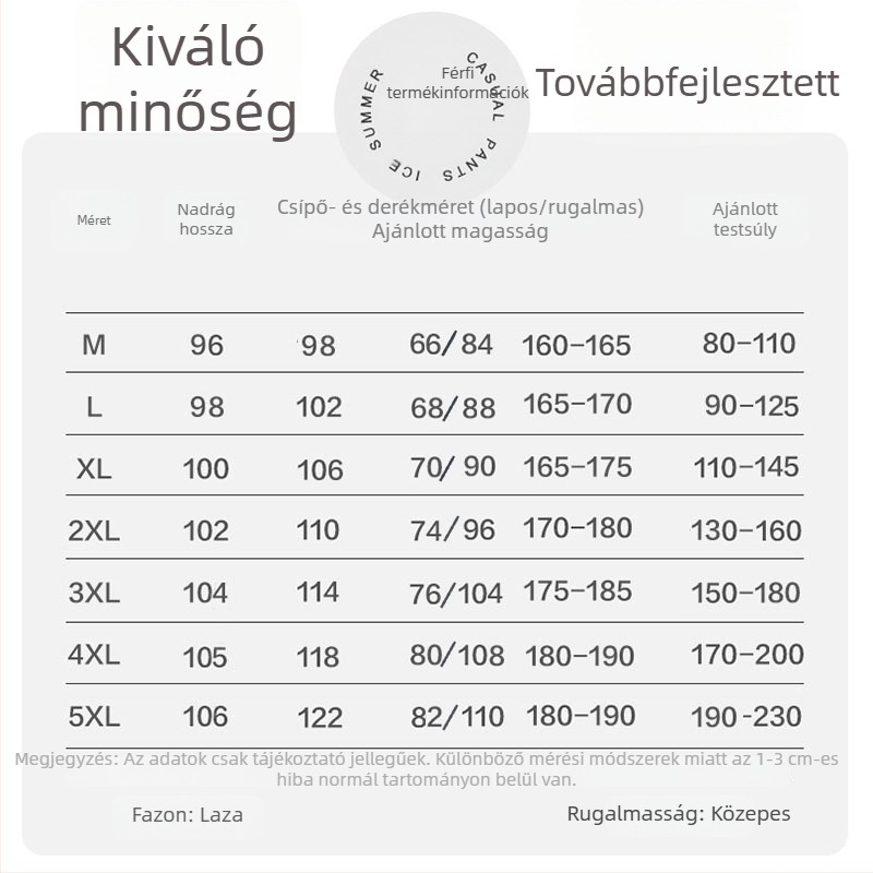 Férfi pamut sportnadrág egyenes szabásban, laza, mindennapi futónadrág tavasz–őszre, vékony nyári változat