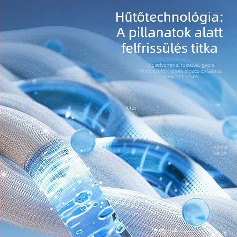 Férfi nyári ice silk sportnadrág, egyenes szabású, vékony, lélegző