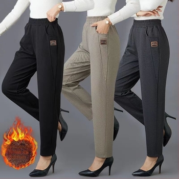 Női harémnadrág, béléses, chenille anyag, spandex keverék, háromnegyedes hosszúságú