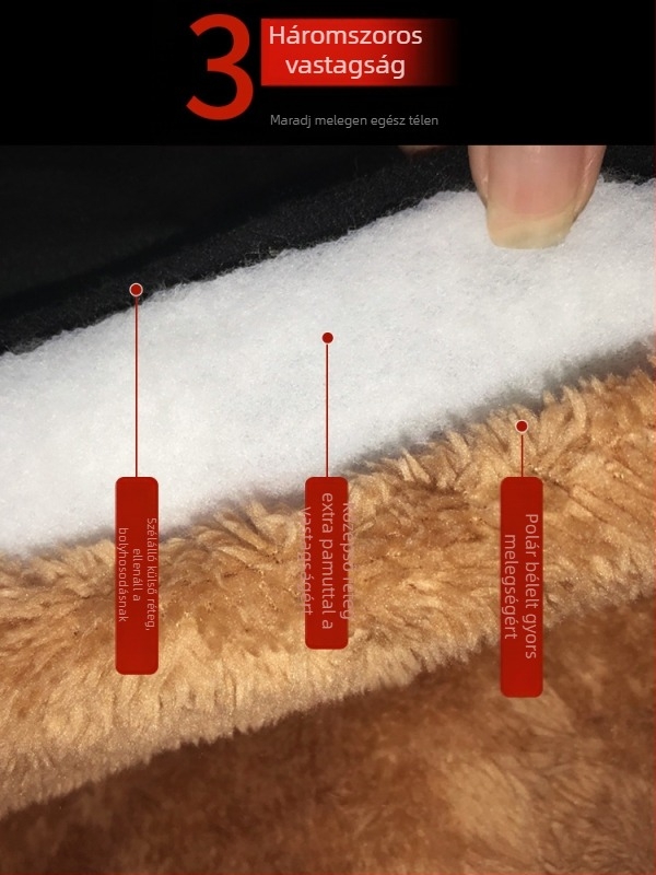 Téli férfi egyenes szabású nadrág poliészterből, magas derekú, középkorú férfiak számára