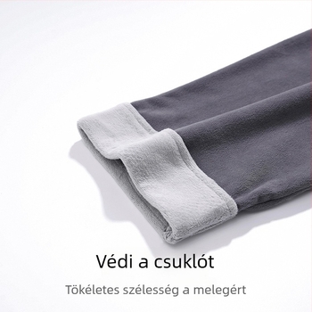 Férfiaknak szóló island velvet pizsama – meleg béléses otthoni viselet őszi–téli és tavaszi szezonra (2025 modell)