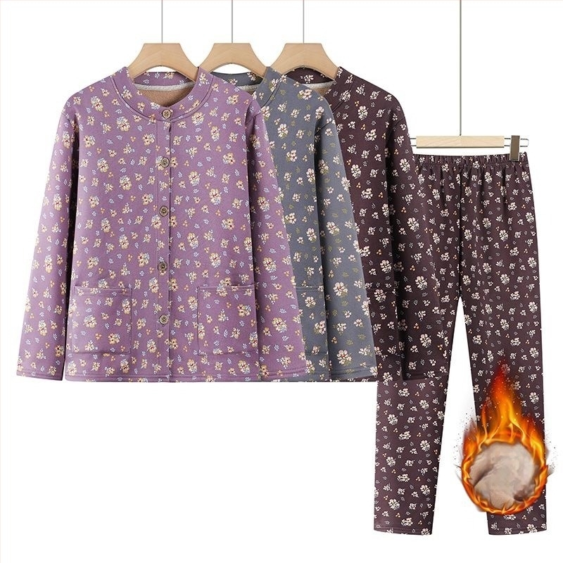 Cardigan és lazán szabott magas derekú nadrág szett – Derong poliészter fleece béléssel; extra vastag anyag 351–400 g/m²; bélés 91–95%; ősz/tél