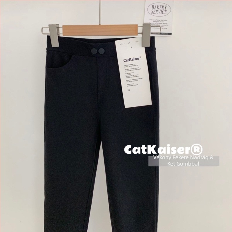 Női skinny nadrág nylonból és spandexből, középmagos derekú, alap stílus, mindennapi viselet