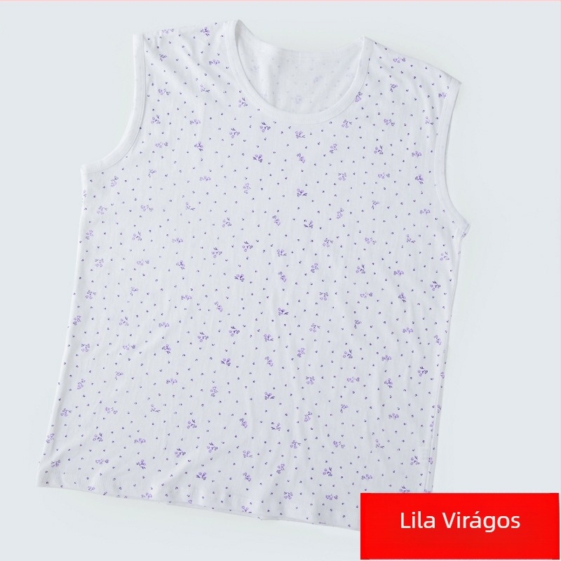 100% pamut női mellény széles vállakkal, minimalist stílus, 2024 nyár, gyártási ciklus 30 nap