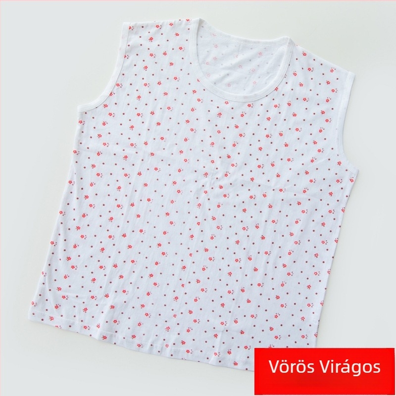 100% pamut női mellény széles vállakkal, minimalist stílus, 2024 nyár, gyártási ciklus 30 nap
