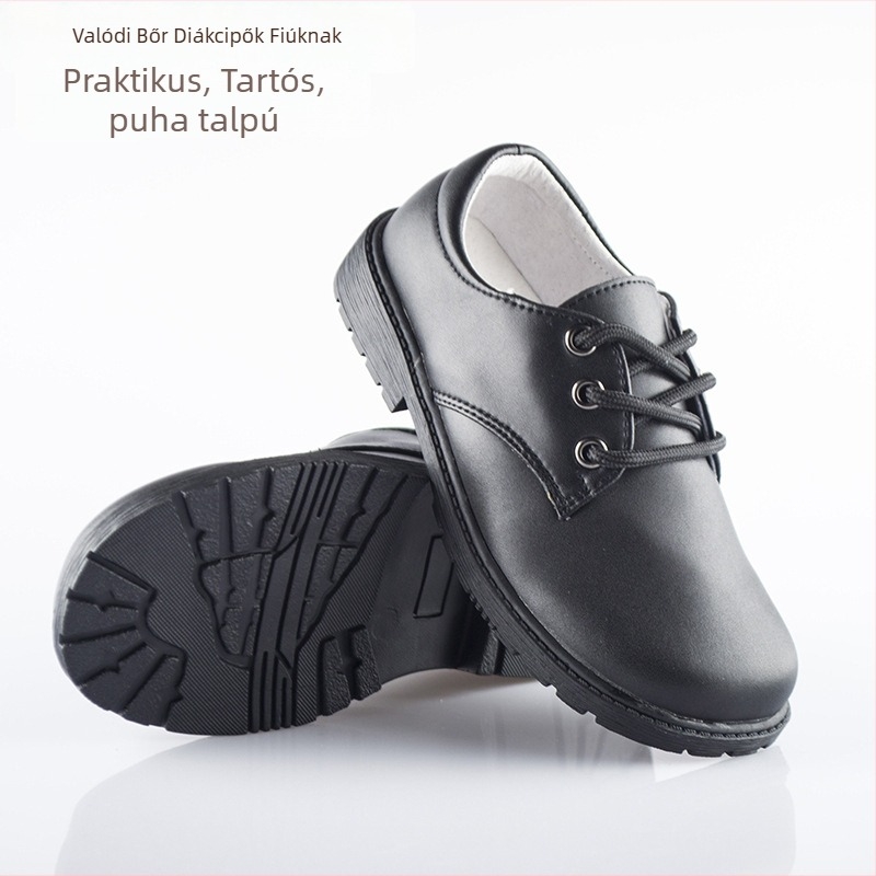 Platform cipők fiúknak, PU felső rész, Velcro zár, belső műbőr, gumitalp