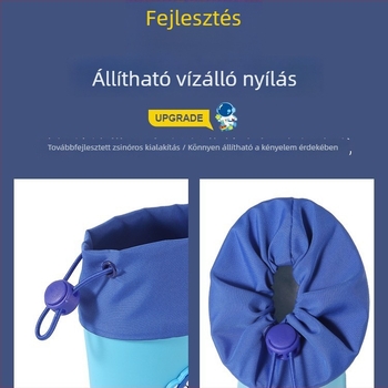 Gyerekeknek való esőcsizma fiúknak, csúszásmentes, vízálló, rugalmas felsőrésszel, 1–9 éveseknek.