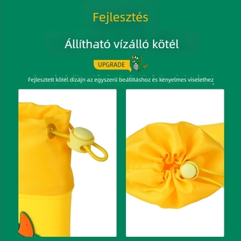 Rajzfilmszerű gyerek esőcsizmák, vízállóak, fleece béléssel, csúszásmentes talppal, kültéri használatra