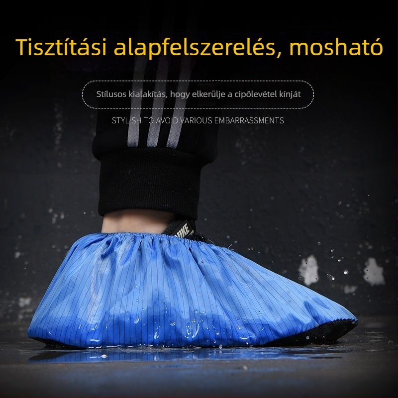 Textil cipővédők számítógépteremhez, antisztatikus, mosható és újrahasználható, diákok számára