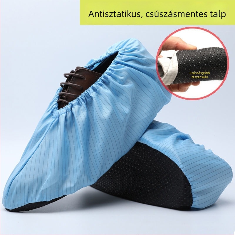 Textil cipővédők számítógépteremhez, antisztatikus, mosható és újrahasználható, diákok számára