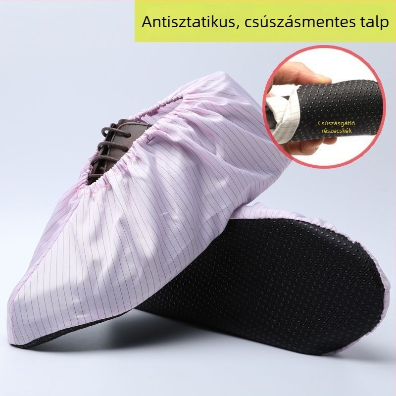 Textil cipővédők számítógépteremhez, antisztatikus, mosható és újrahasználható, diákok számára