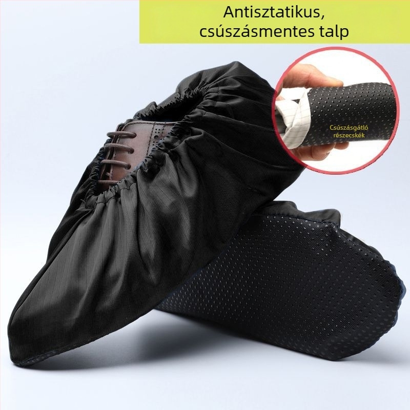 Textil cipővédők számítógépteremhez, antisztatikus, mosható és újrahasználható, diákok számára