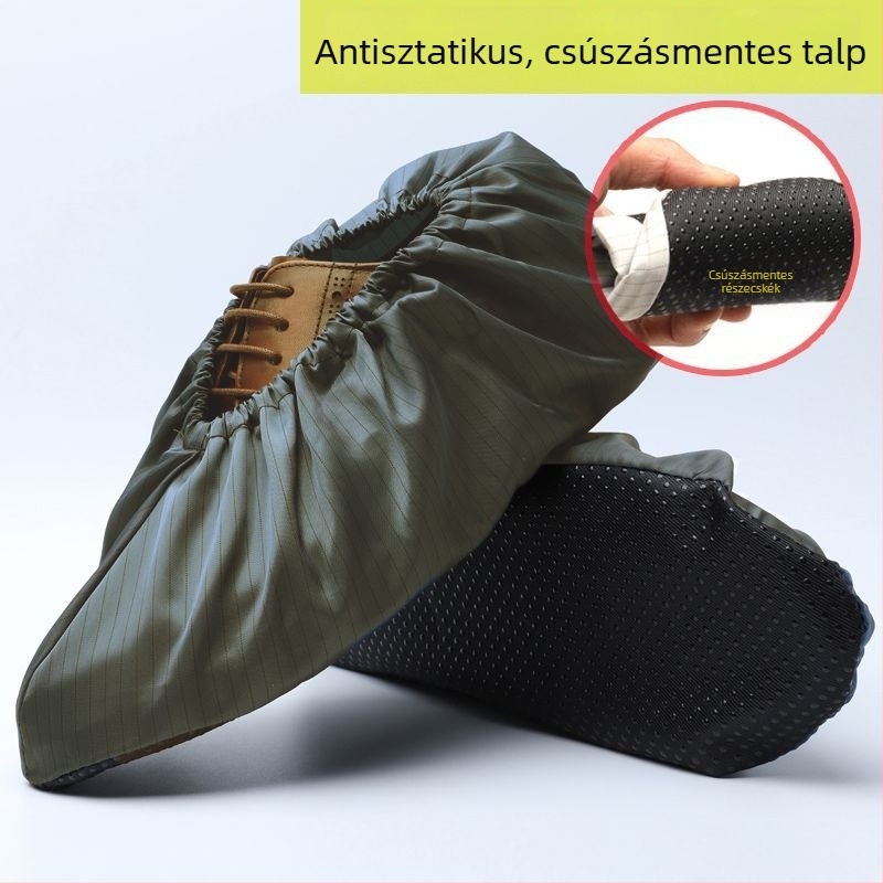 Textil cipővédők számítógépteremhez, antisztatikus, mosható és újrahasználható, diákok számára