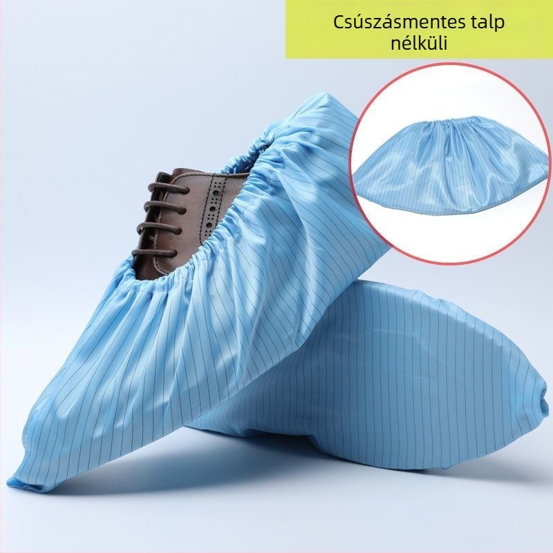 Textil cipővédők számítógépteremhez, antisztatikus, mosható és újrahasználható, diákok számára
