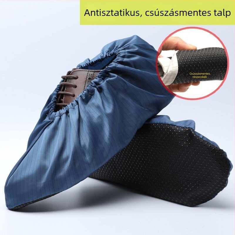 Textil cipővédők számítógépteremhez, antisztatikus, mosható és újrahasználható, diákok számára