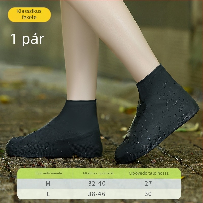 Latex anyagú esővédő cipőfedők (Anyaga: Latex; Egyszer használatos: Igen; Nyomtatott logó: Igen; Stílus: Minimalista)