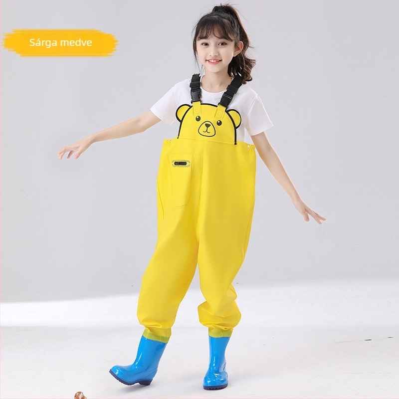 Gyerekeknek való vízálló egyrészes öltözet vízparti játékokhoz – gyorsan szárad, lélegző, szélálló, kopásálló