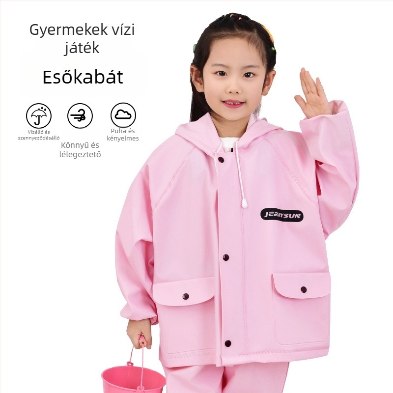 Gyerekeknek való vízálló egyrészes öltözet vízparti játékokhoz – gyorsan szárad, lélegző, szélálló, kopásálló