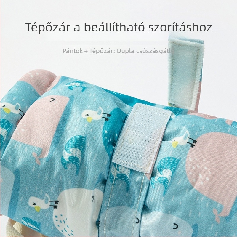 Baba téli csizma meleg fleece béléssel, vízálló, magas szárú puha talppal