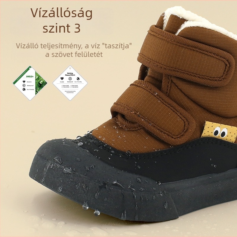 Topstar unisex gyerek bokacipő, felső rész: szintetikus bőr + textil, lazább stílus, Koreai retro, 4–6 éveseknek