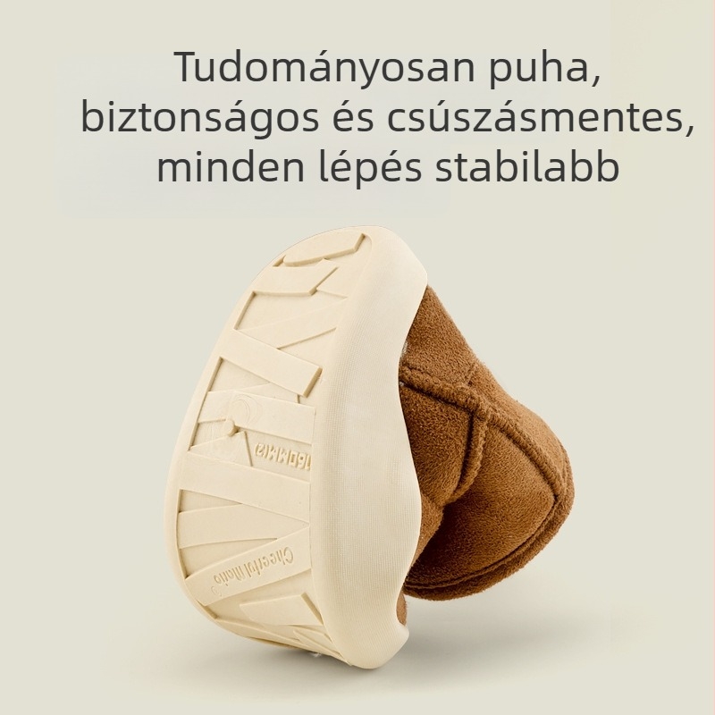 Happy Mary Gyerek téli csizma – velúr felsőrész, meleg fleece bélés
