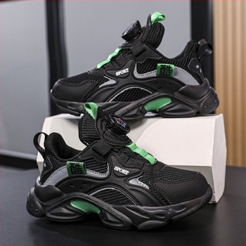 Gyerekeknek készült futócipők hálós felsőrésszel, légáteresztő és könnyű, MD talp, tavasz–őszre