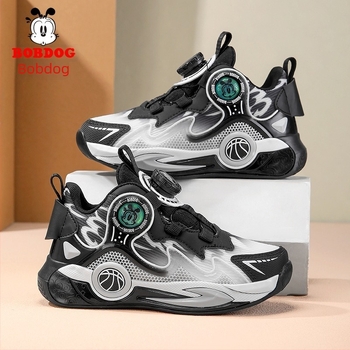 Gyerekeknek szánt futó/basket-cipő hálós felsővel, lélegző, EVA talp, uniszex, forgó csattal záródó, tavasz 2025