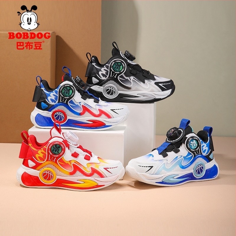 Gyerekeknek szánt futó/basket-cipő hálós felsővel, lélegző, EVA talp, uniszex, forgó csattal záródó, tavasz 2025