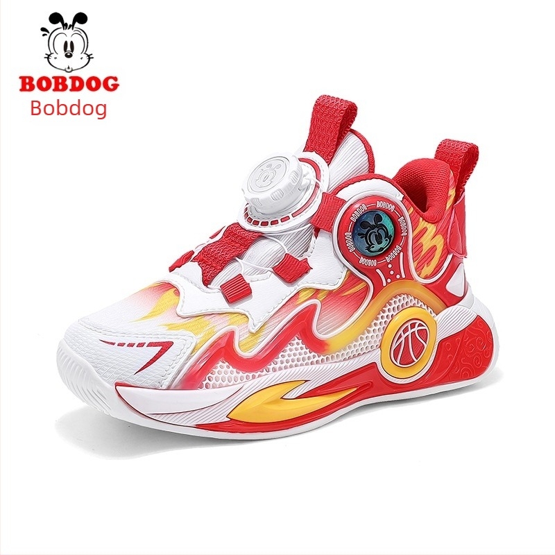 Gyerekeknek szánt futó/basket-cipő hálós felsővel, lélegző, EVA talp, uniszex, forgó csattal záródó, tavasz 2025